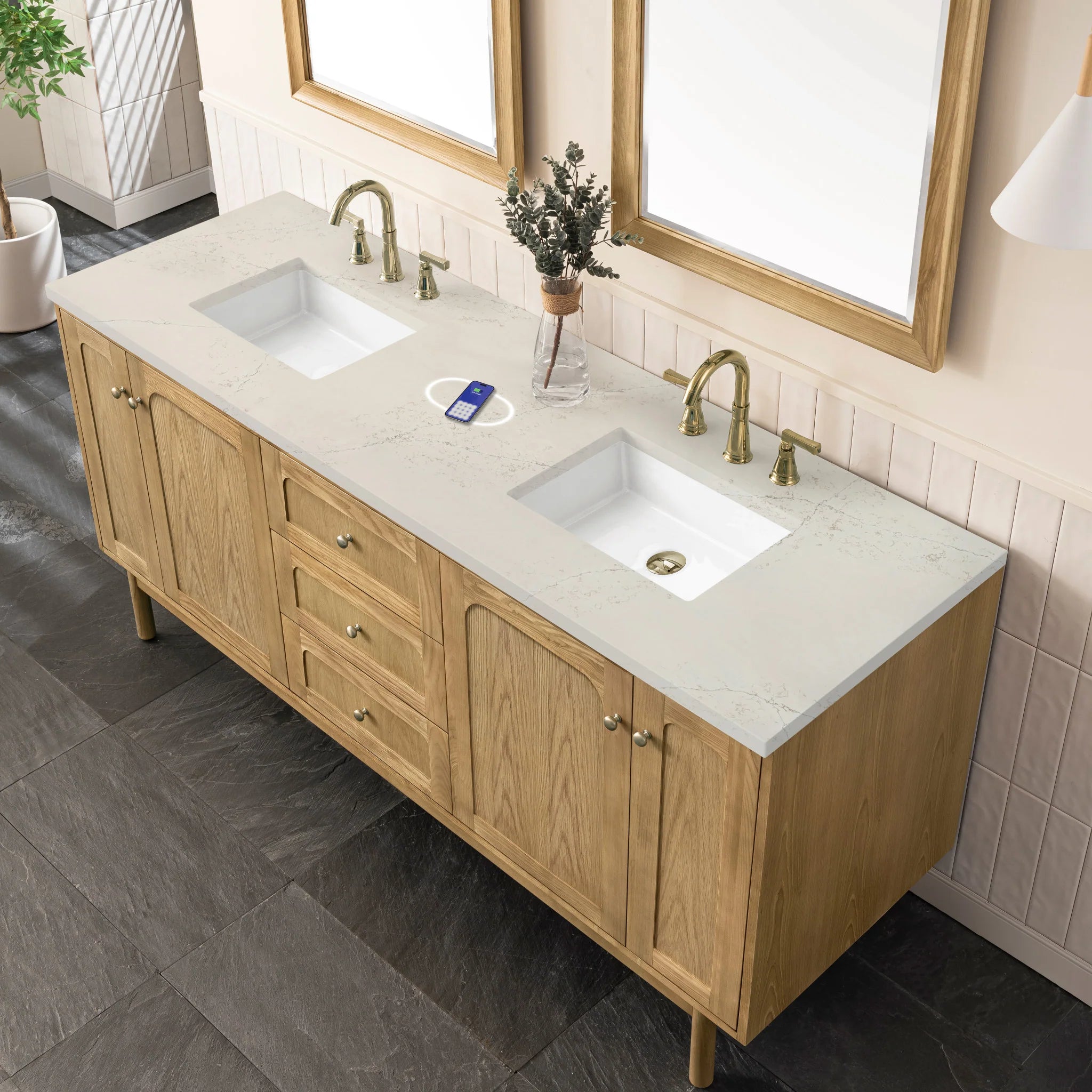 72-laurent-double-vanity-in-light-natural-oak-w-freepower-wireless-charger-by-james-martin-vanities-siberian-silestone image 12