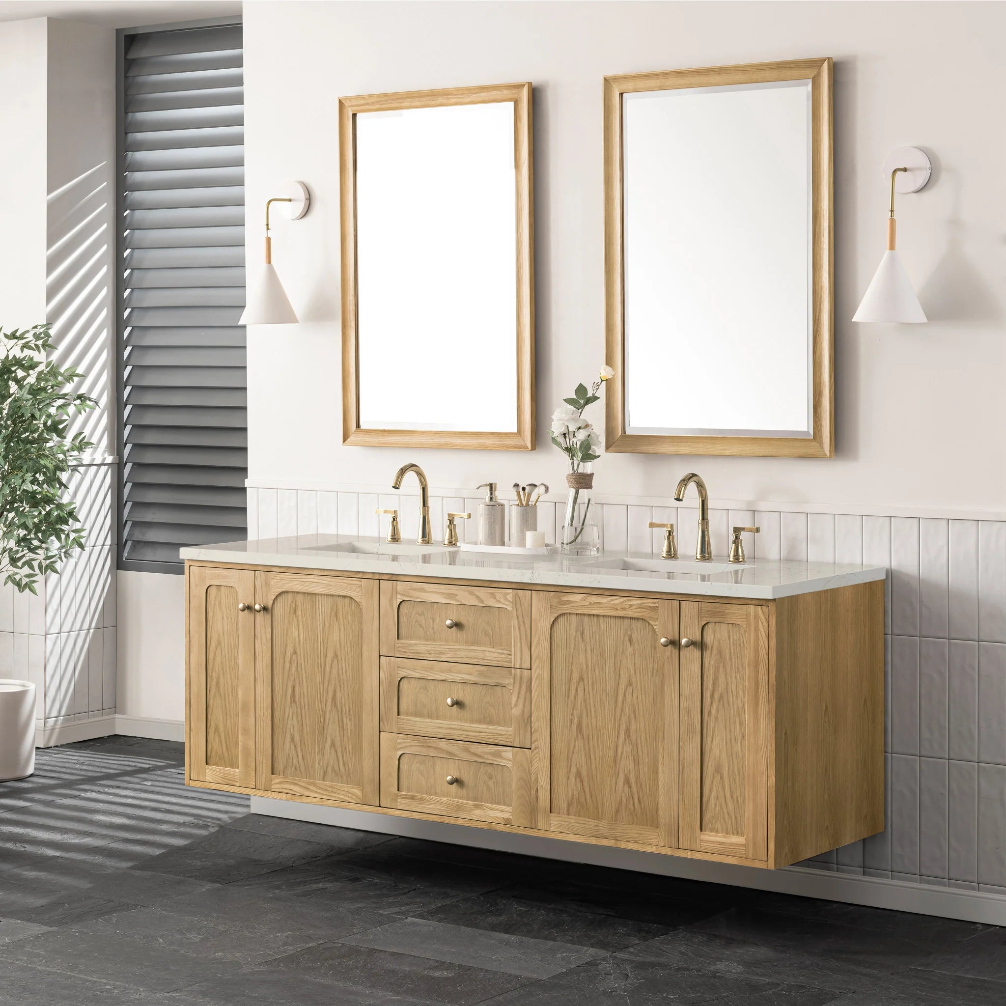 72-laurent-double-vanity-in-light-natural-oak-w-freepower-wireless-charger-by-james-martin-vanities-siberian-silestone image 9