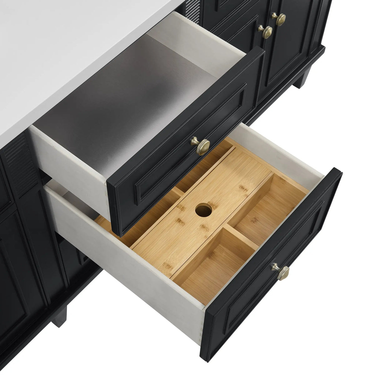 72 Lorelai Double Vanity In Black Onyx Standard White Zeus Silestone Backsplash Single Hole 6