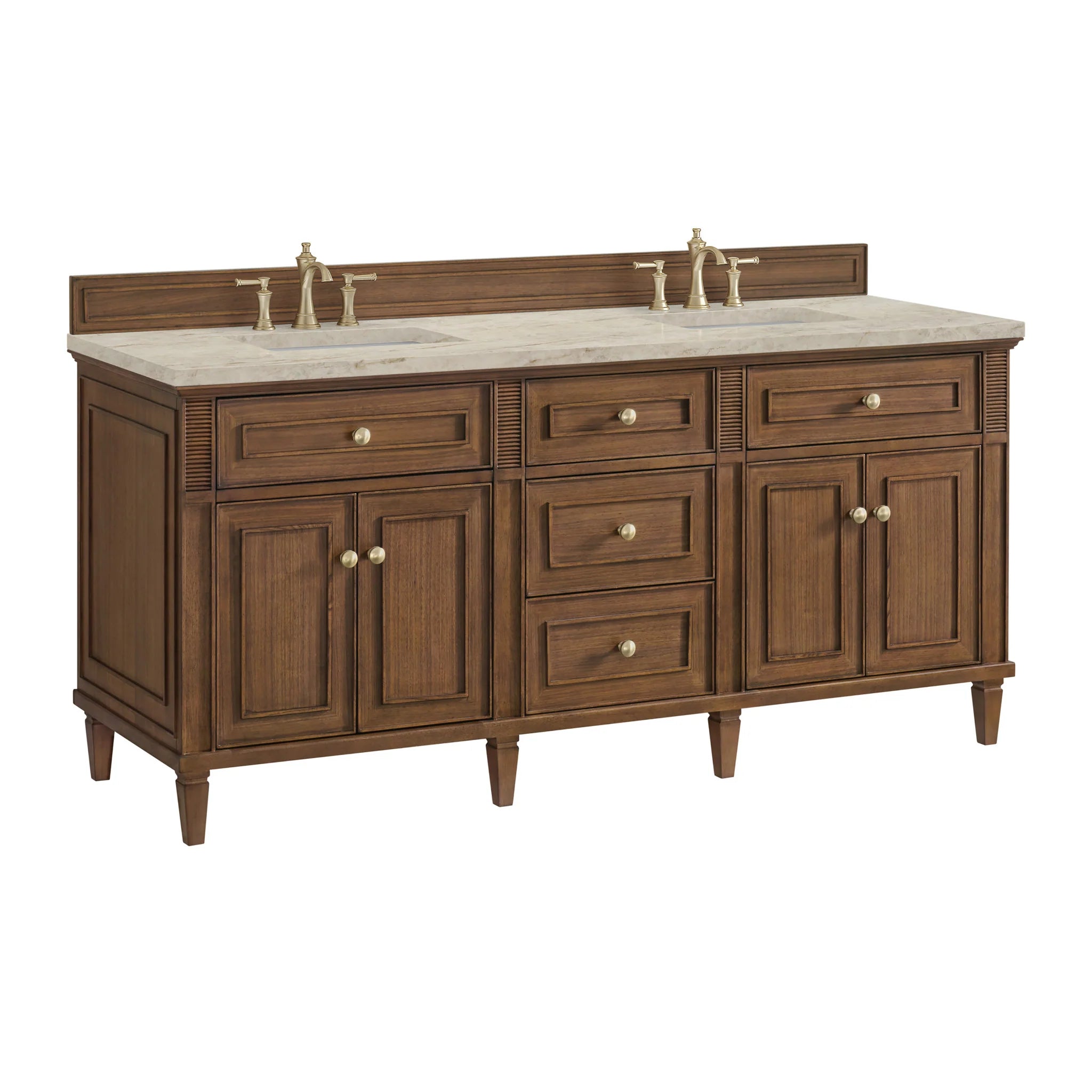 72-lorelai-double-vanity-in-mid-century-walnut-by-james-martin-vanities-tajnar-eclos-zero-silica image 4