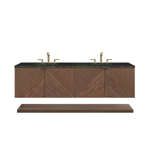 72" Marcello Double Vanity in Chestnut by James Martin Vanities