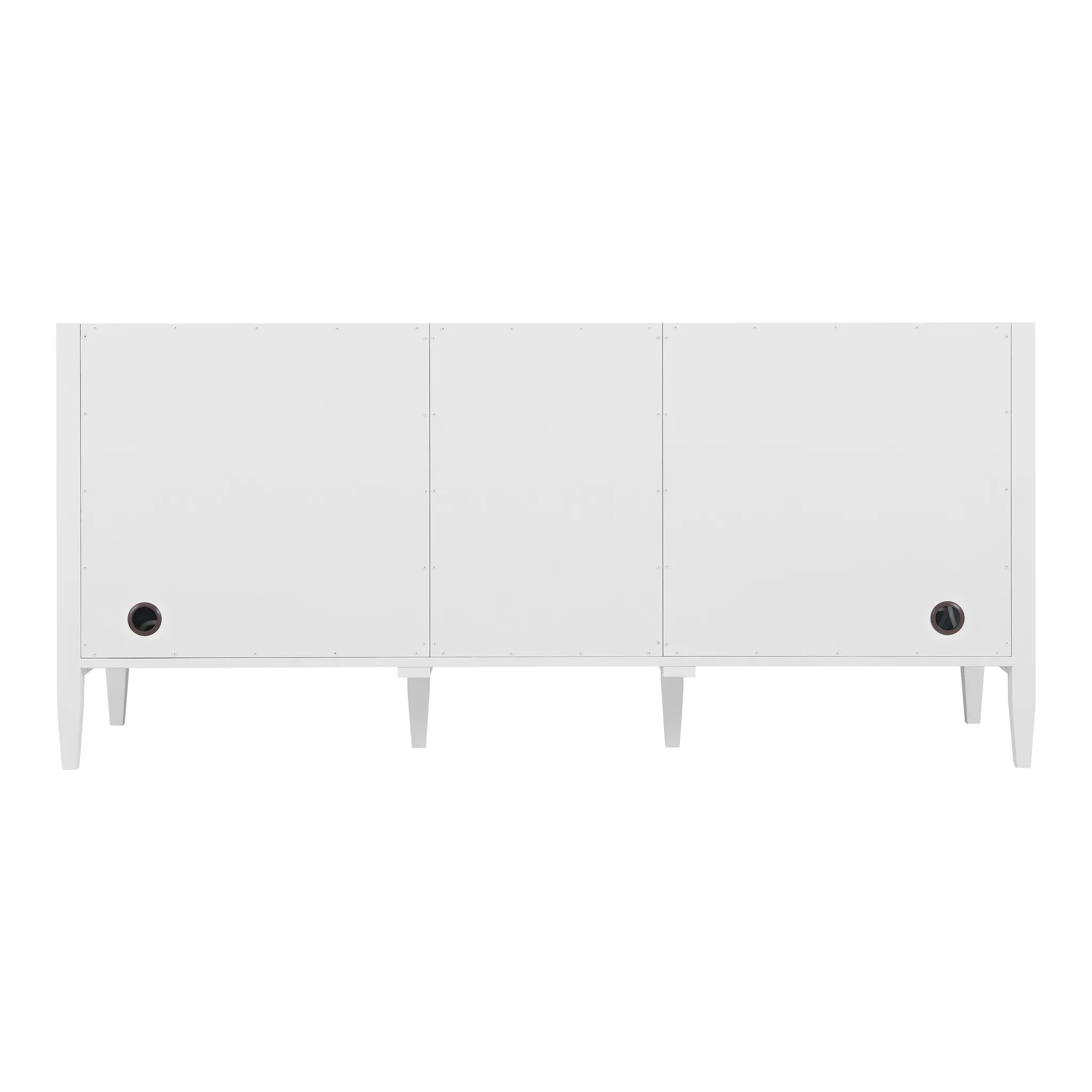 72" Myrrin Vanity in Bright White-Cabinet Only-Not Available image 3