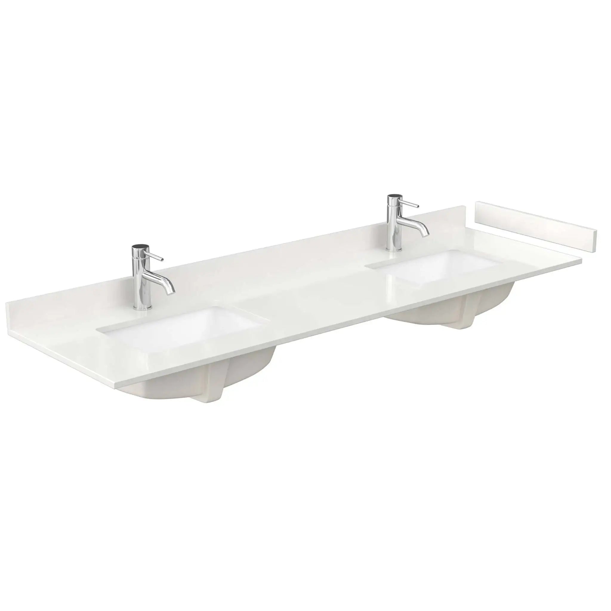 72" Strada Double Bathroom Vanity in Light Green with Brushed Nickel Trim & 70" Mirror by Wyndham