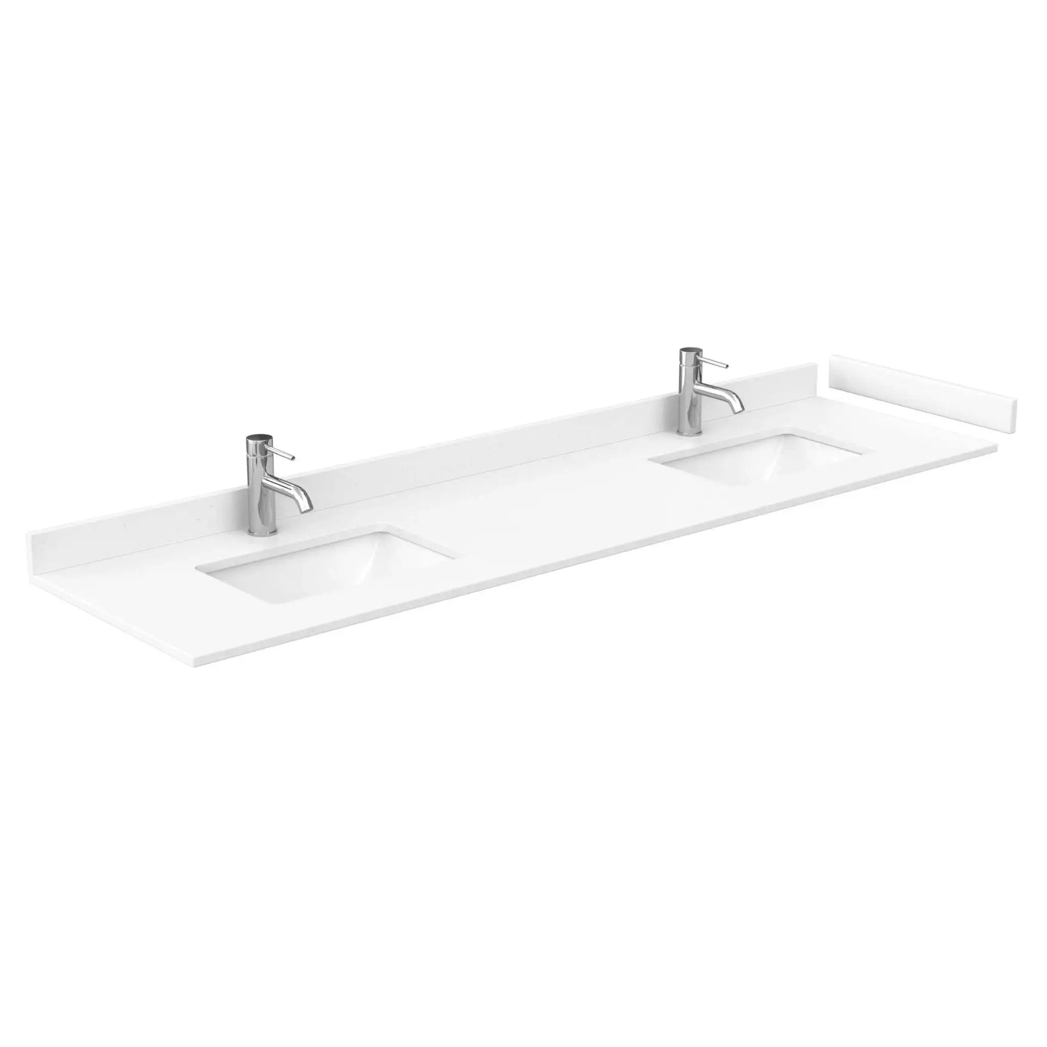 80" Daria Double Bathroom Vanity in Dark Espresso with Polished Chrome Trim & 70" Mirror by Wyndham