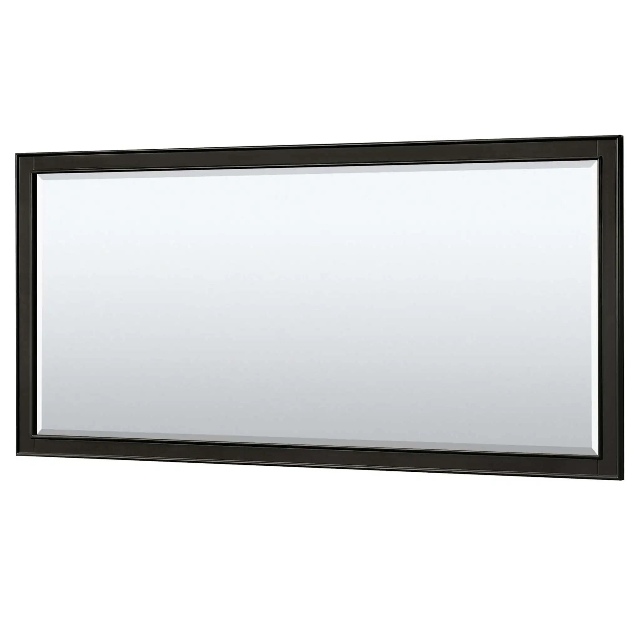 80" Deborah Double Bathroom Vanity in Dark Espresso with Polished Chrome Trim & 70" Mirror by Wyndham