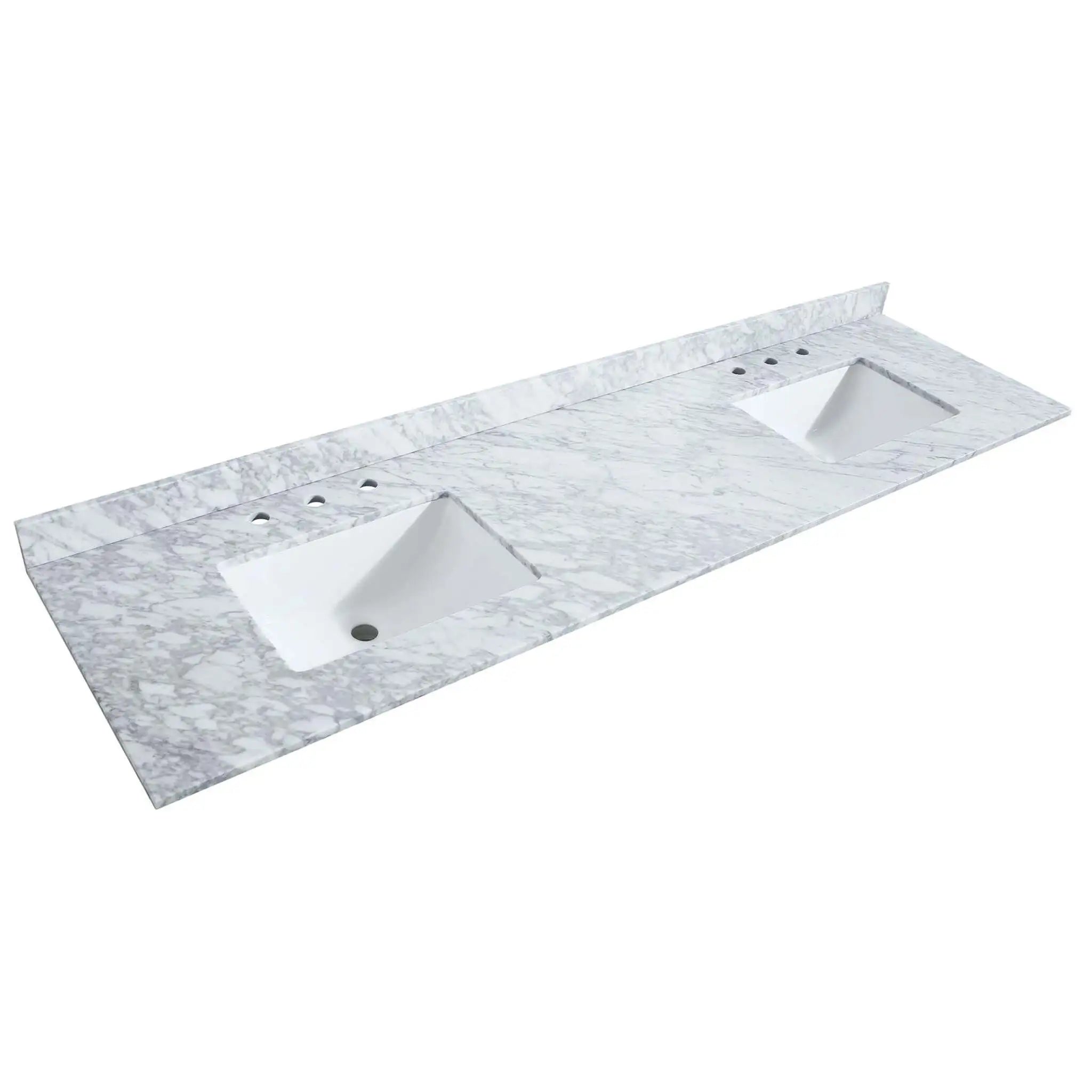 80" Deborah Double Bathroom Vanity in Dark Gray with Matte Black Trim by Wyndham