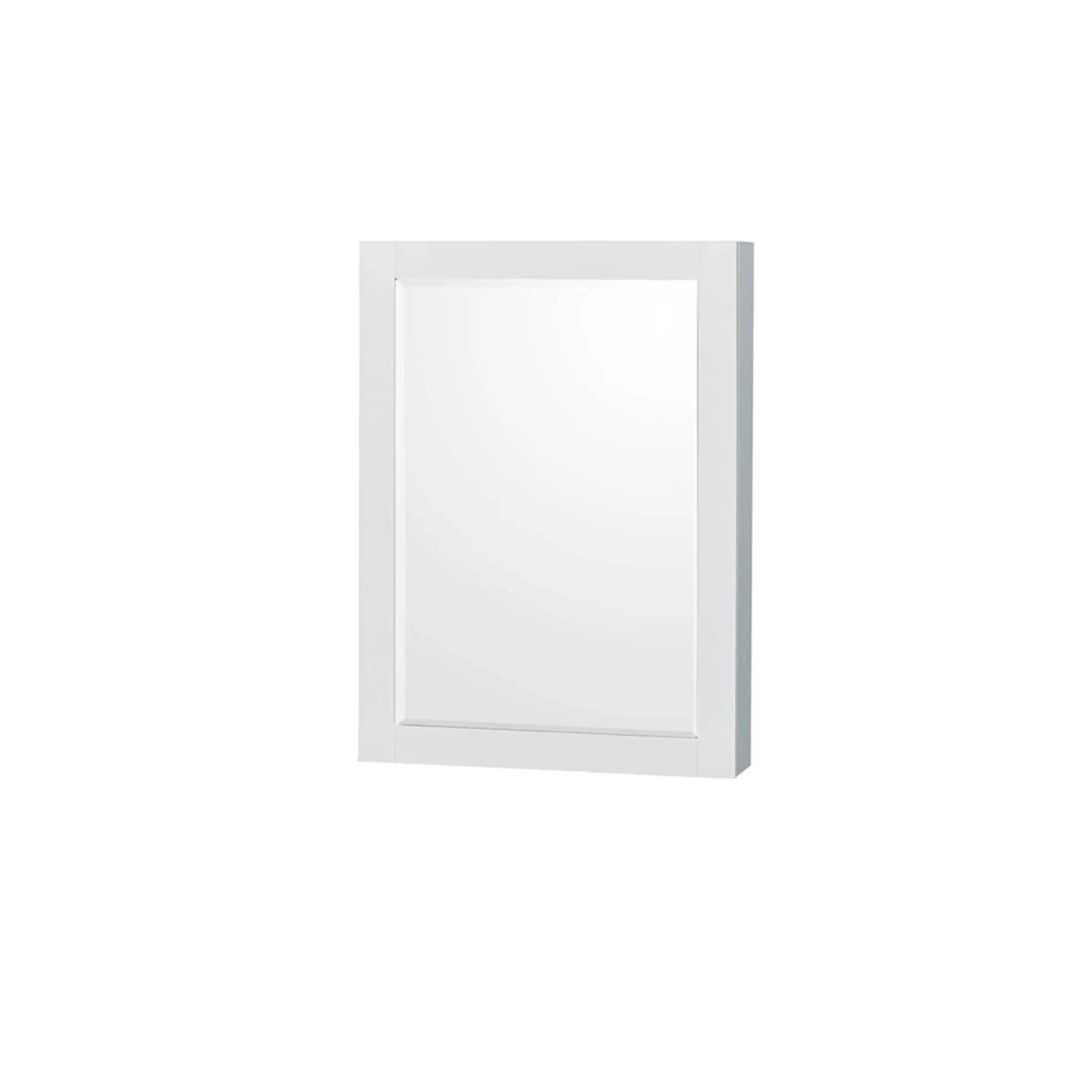 80" Sheffield Double Bathroom Vanity in White with Brushed Chrome Trim & Medicine Cabinet by Wyndham