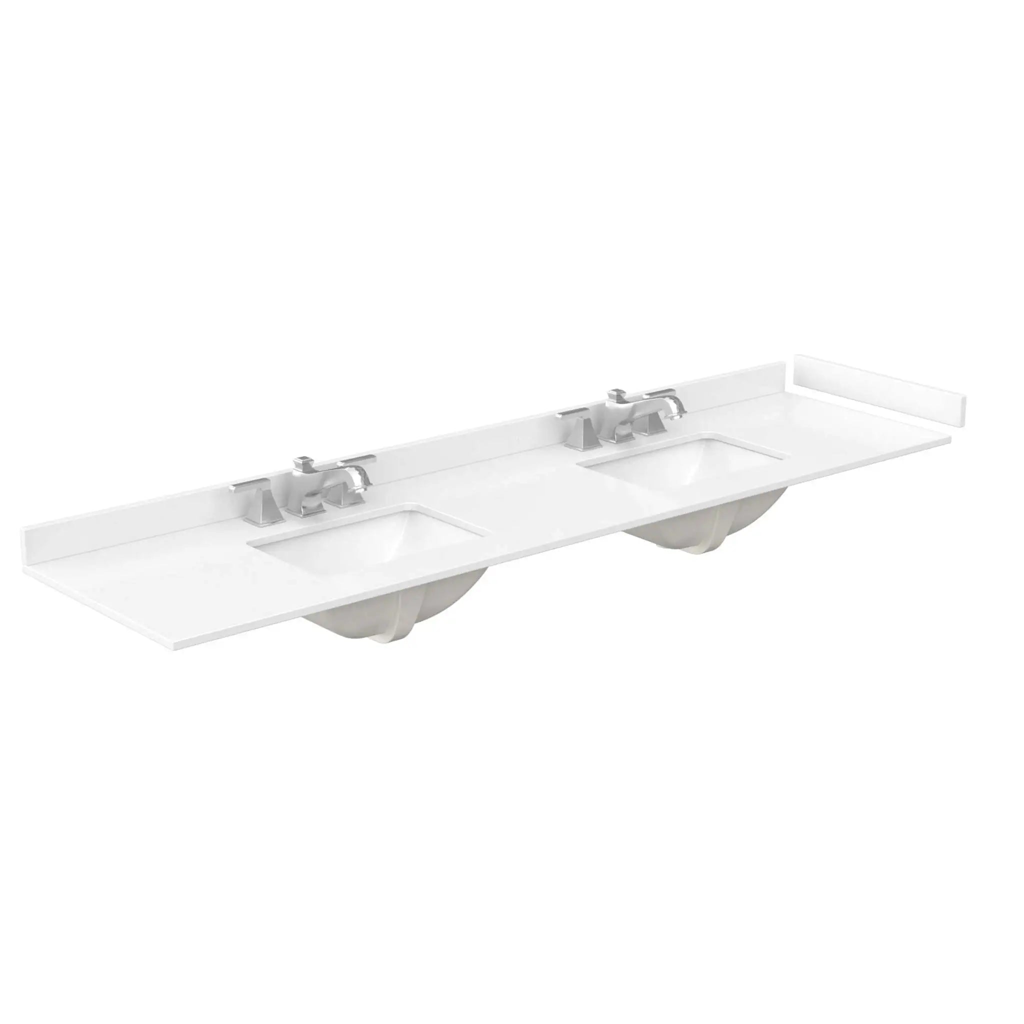 84" Beckett TK Beckett Double Bathroom Vanity with Toe Kick in Dark Blue with Brushed Nickel Trim by Wyndham