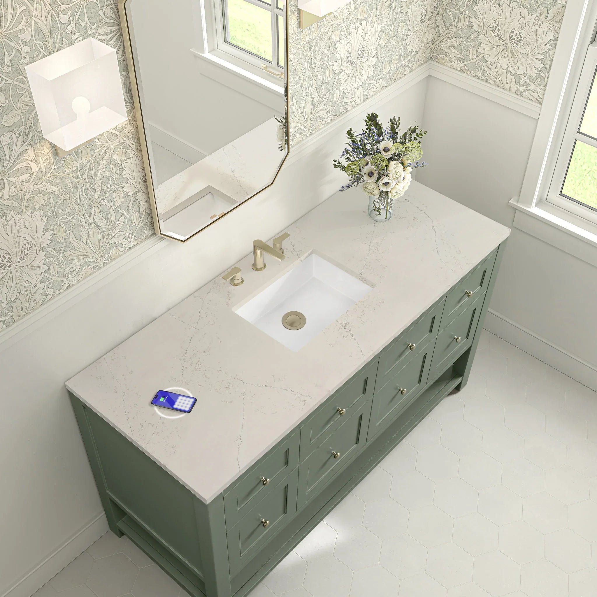 breckenridge-60-single-vanity-in-smokey-celadon-w-freepower-wireless-charger-by-james-martin-vanities-siberian-silestone image 13
