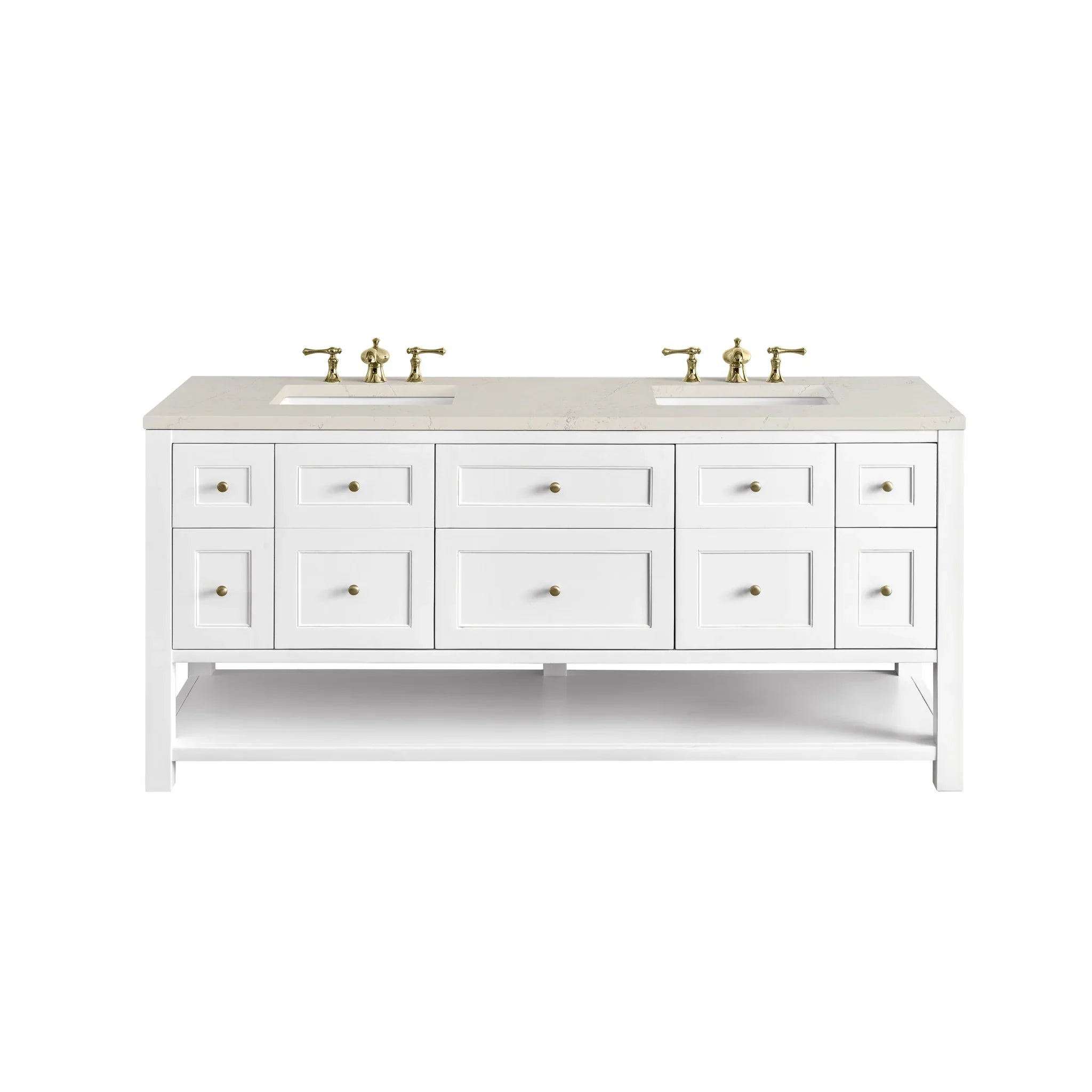 breckenridge-72-double-vanity-base-only-in-bright-white-w-freepower-wireless-charger-by-james-martin-vanities-siberian-silestone image 1