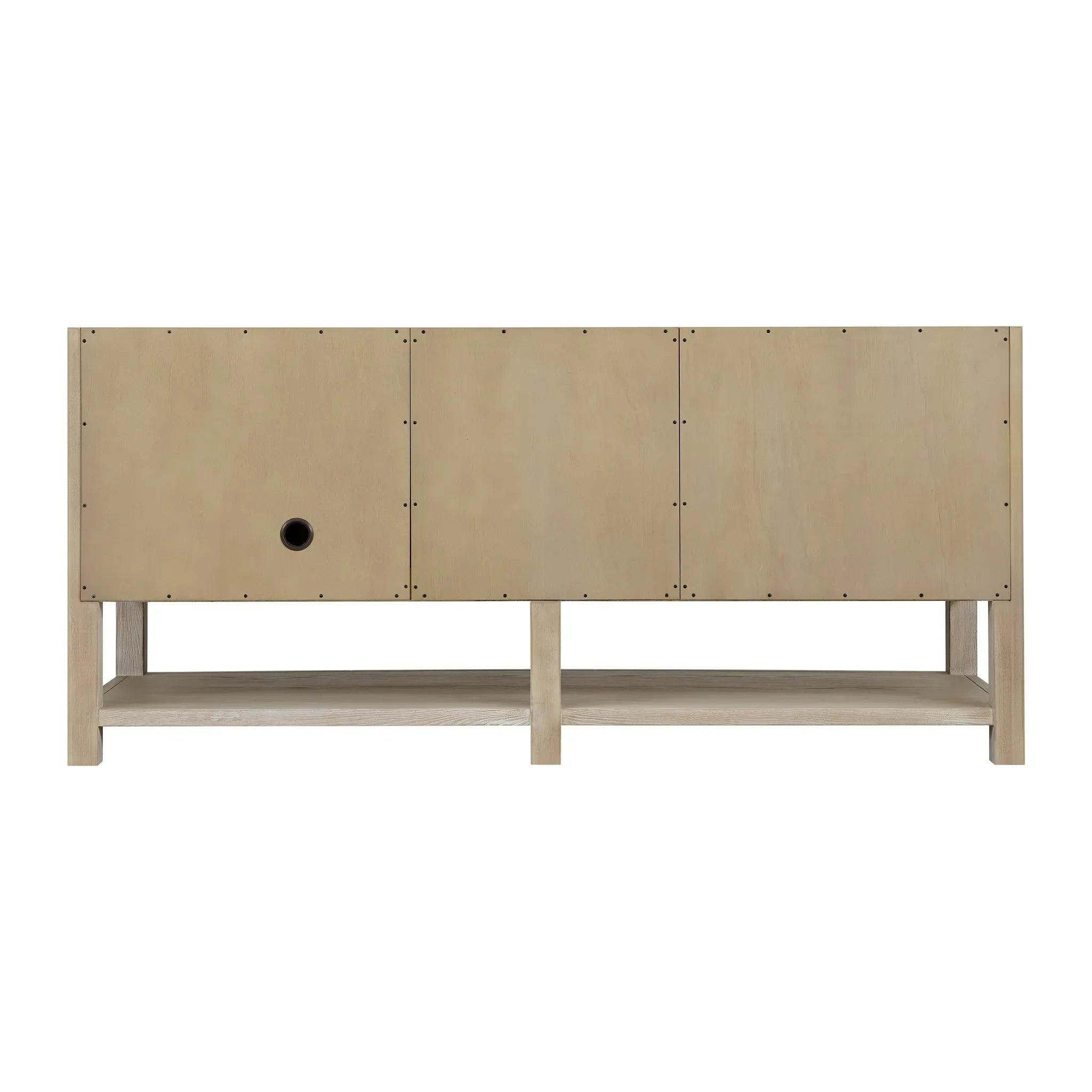Breckenridge 72" Double Vanity in Whitewashed Oak Wireless Charger-Ethereal Noctis Silestone-8" Widespread image 10