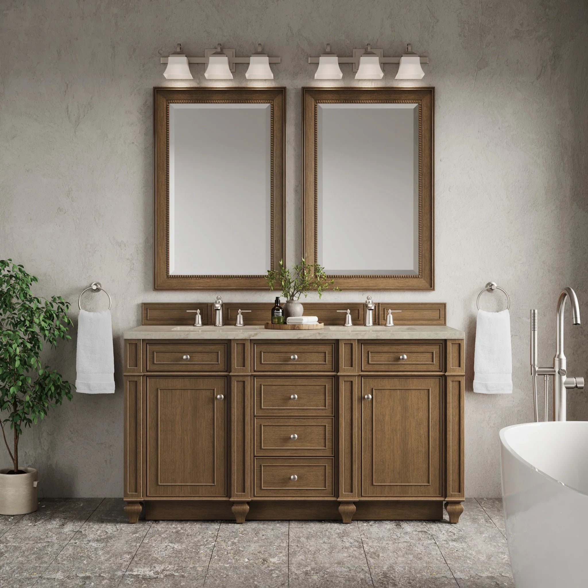 bristol-60-double-vanity-in-saddle-brown-w-freepower-wireless-charger-by-james-martin-vanities-tajnar-eclos-zero-silica image 4