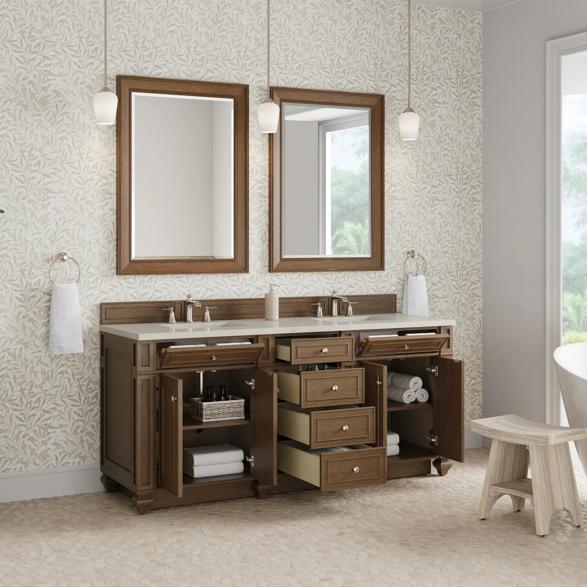 bristol-72-double-vanity-in-saddle-brown-w-freepower-wireless-charger-by-james-martin-vanities-siberian-silestone image 6