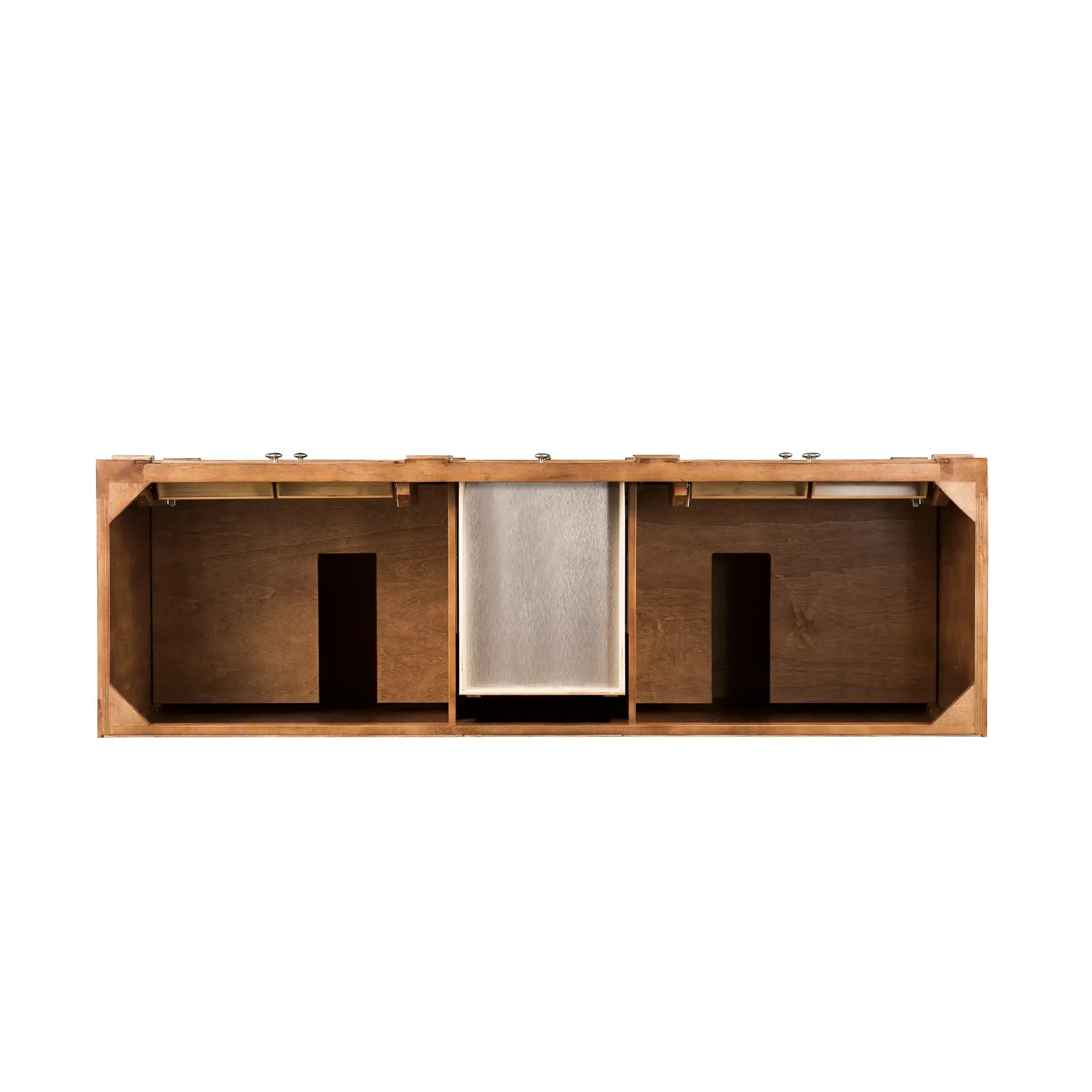 Bristol 72" Double Vanity in Saddle Brown w/FreePower Wireless Charger-Cabinet Only-Not Available image 1