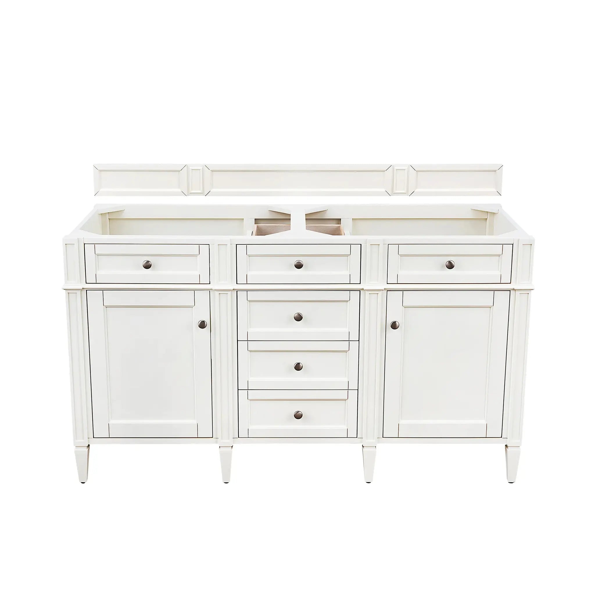Brittany 60" Double Vanity in Bright White w/ FreePower Wireless Charger image