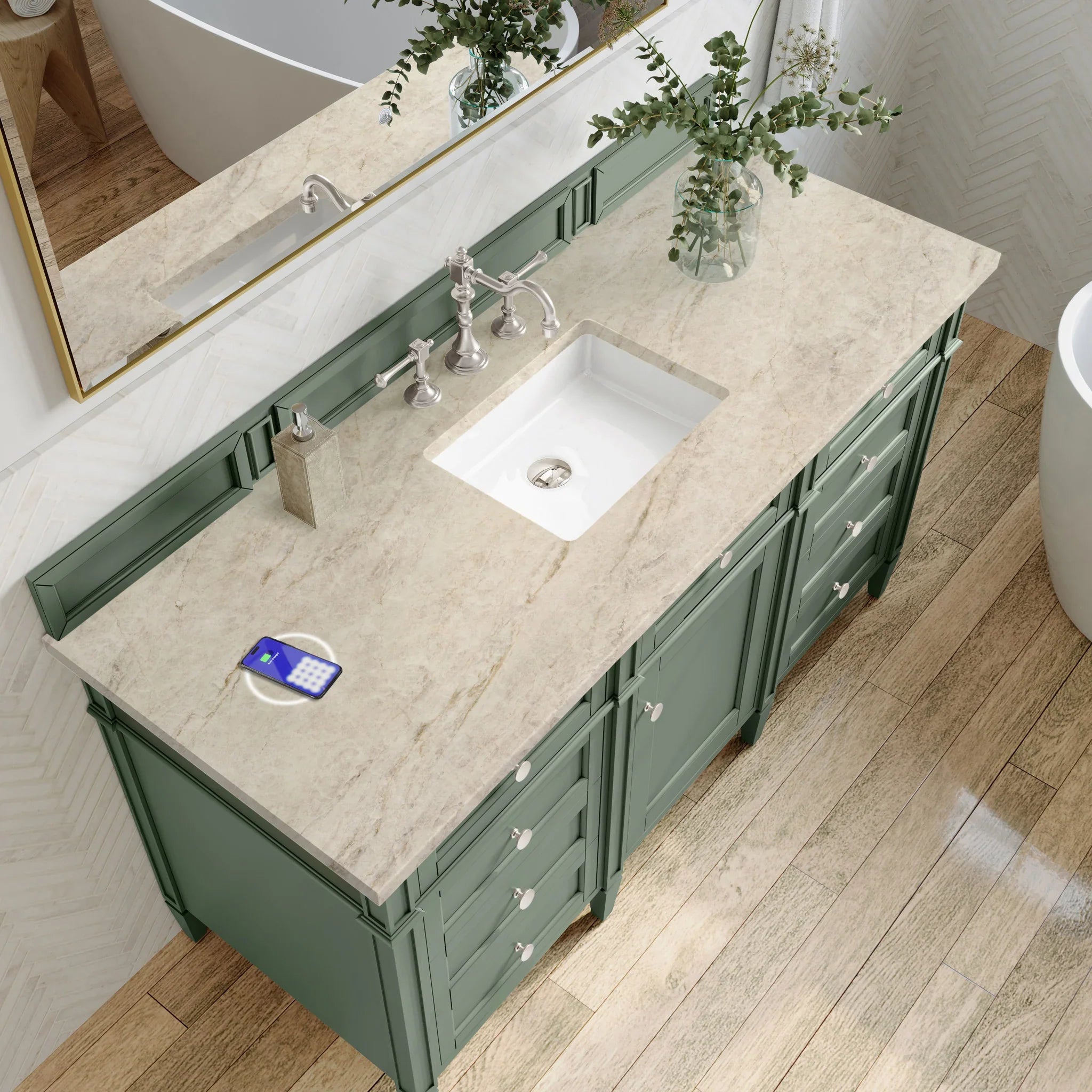 brittany-60-single-vanity-in-smokey-celadon-w-freepower-wireless-charger-by-james-martin-vanities-tajnar-eclos-zero-silica image 7
