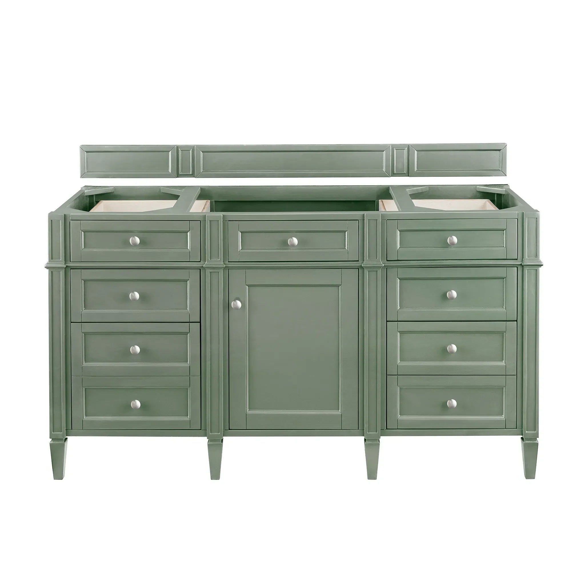 Brittany 60" Single Vanity in Smokey Celadon w/FreePower Wireless Charger-Cabinet Only-Not Available image