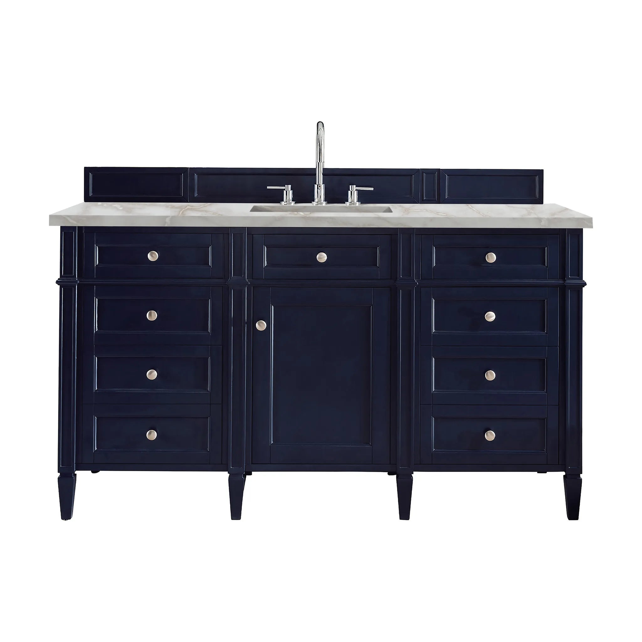 60" Brittany Single Vanity in Victory Blue by James Martin Vanities