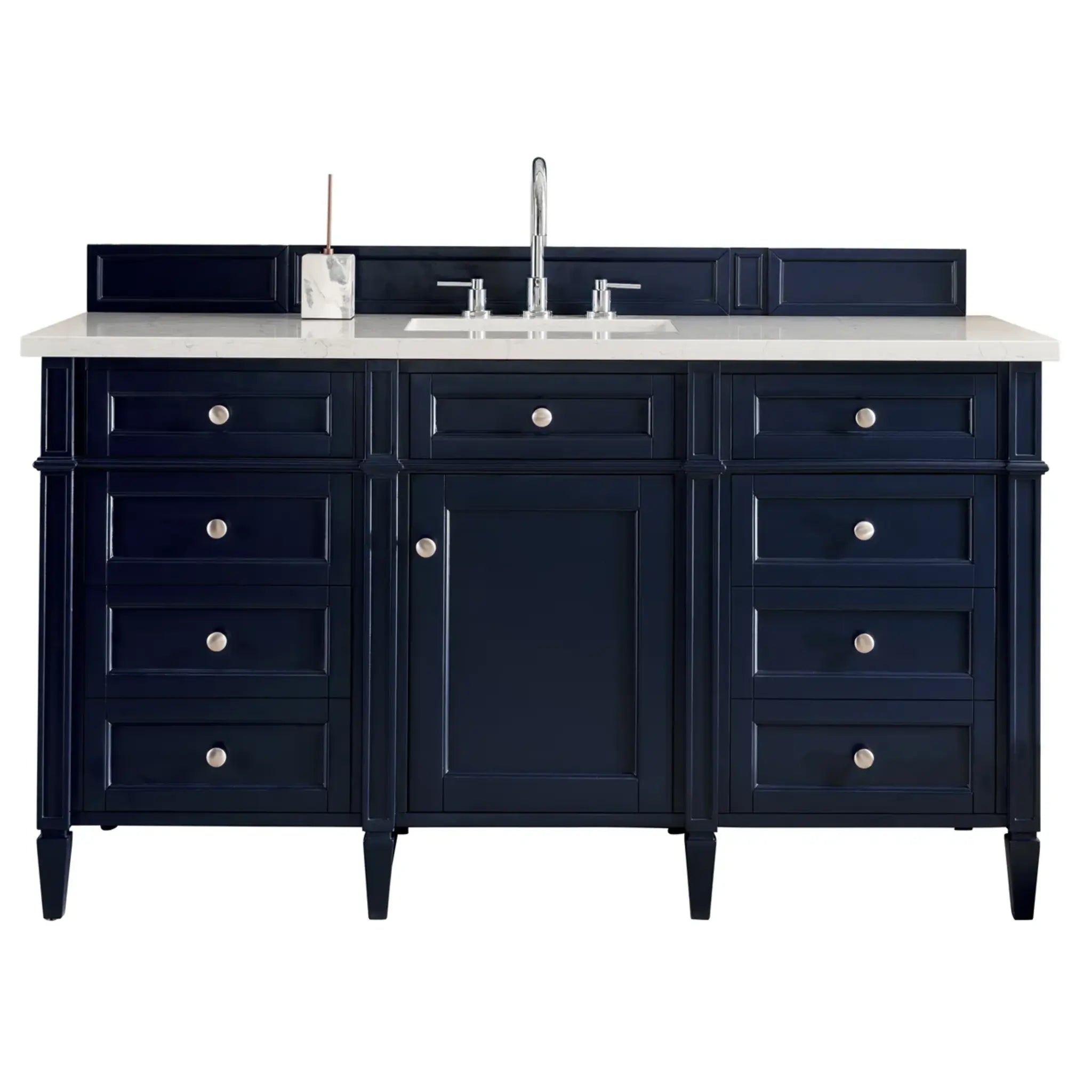 60" Brittany Single Vanity in Victory Blue by James Martin Vanities