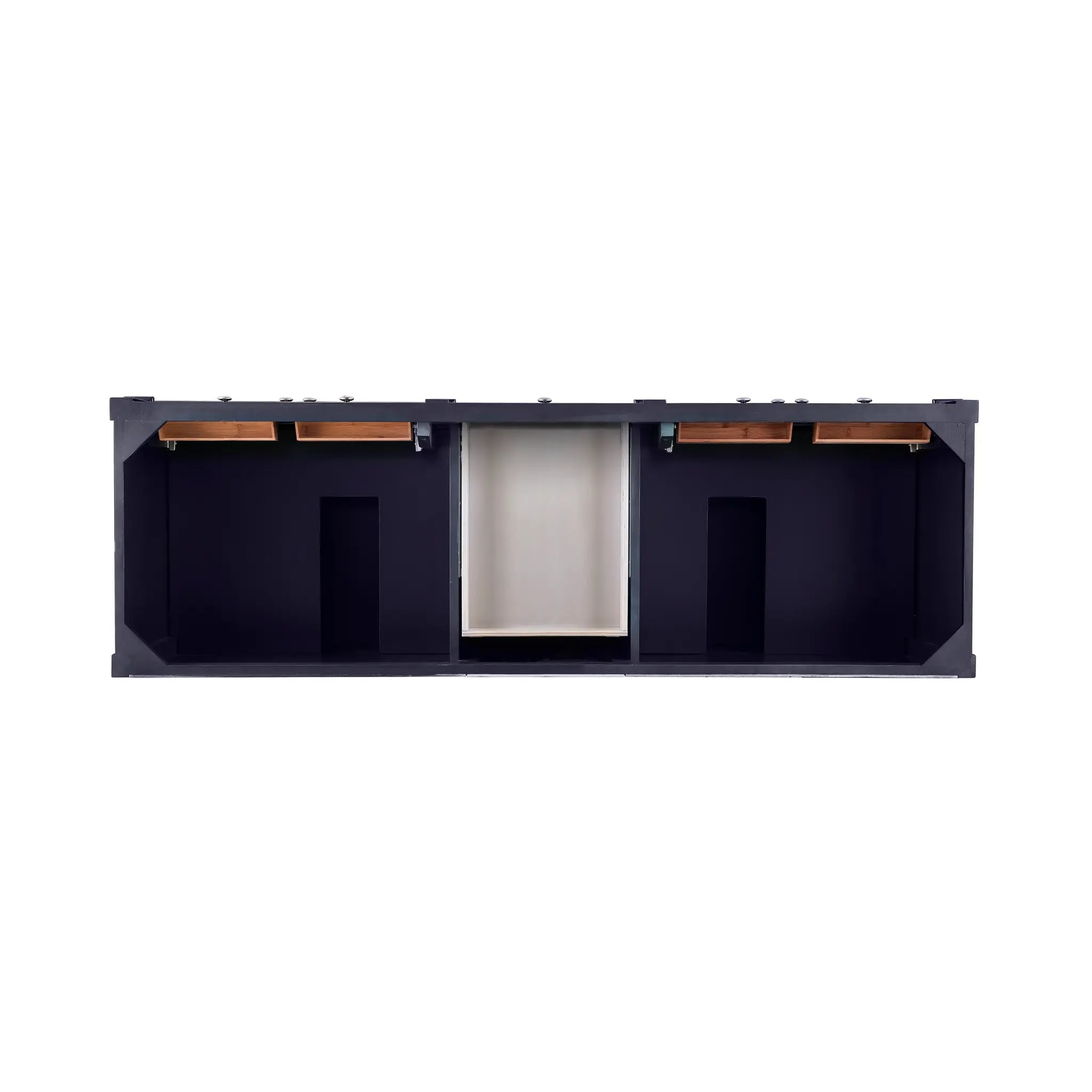 Brittany 72" Double Vanity in Victory Blue Wireless Charger-Eternal Jasmine Pearl Silestone-8" Widespread image 8