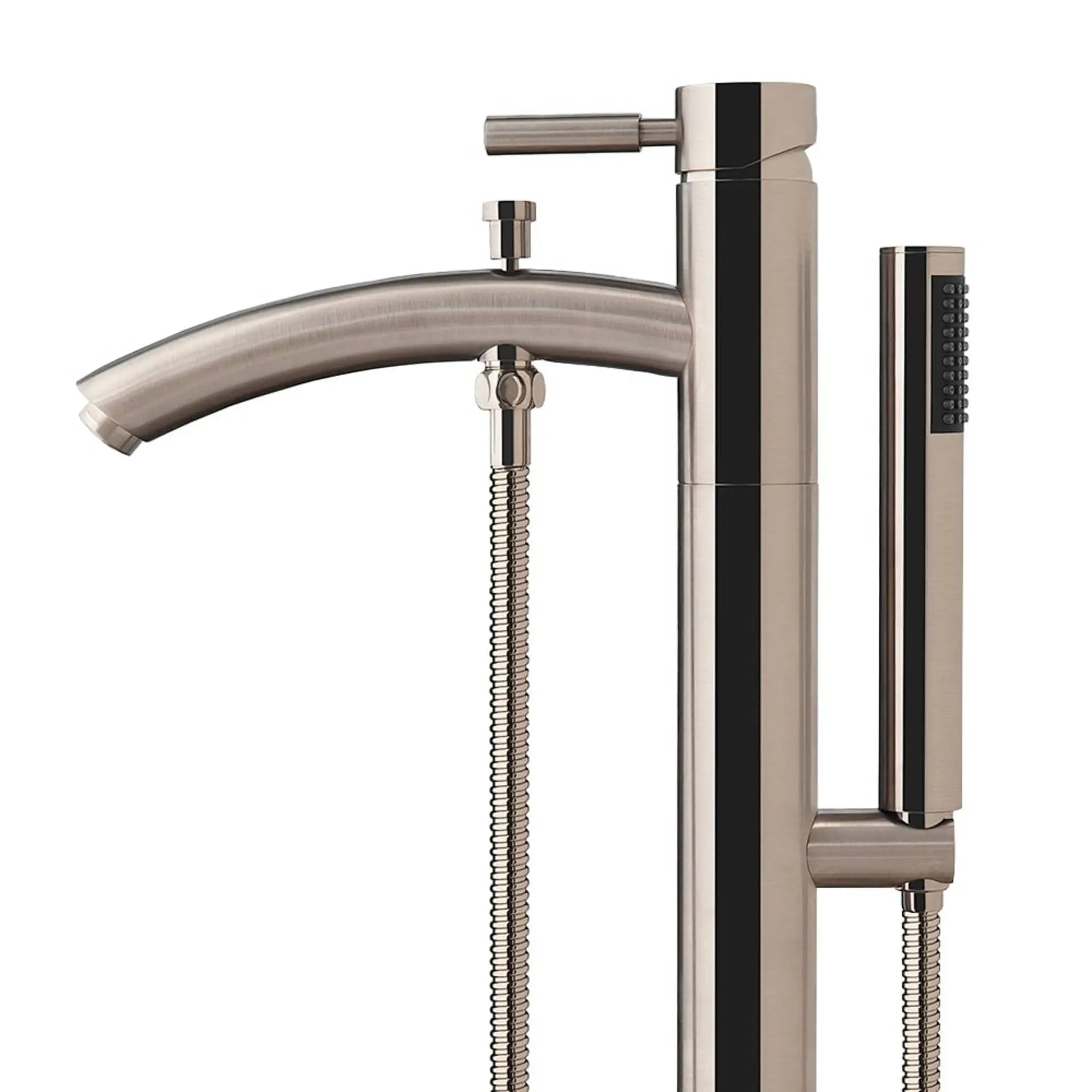 Brushed Nickel Freestanding Tub Filler Faucet - Taron by Wyndham (WCAT102340P11BN) image 1