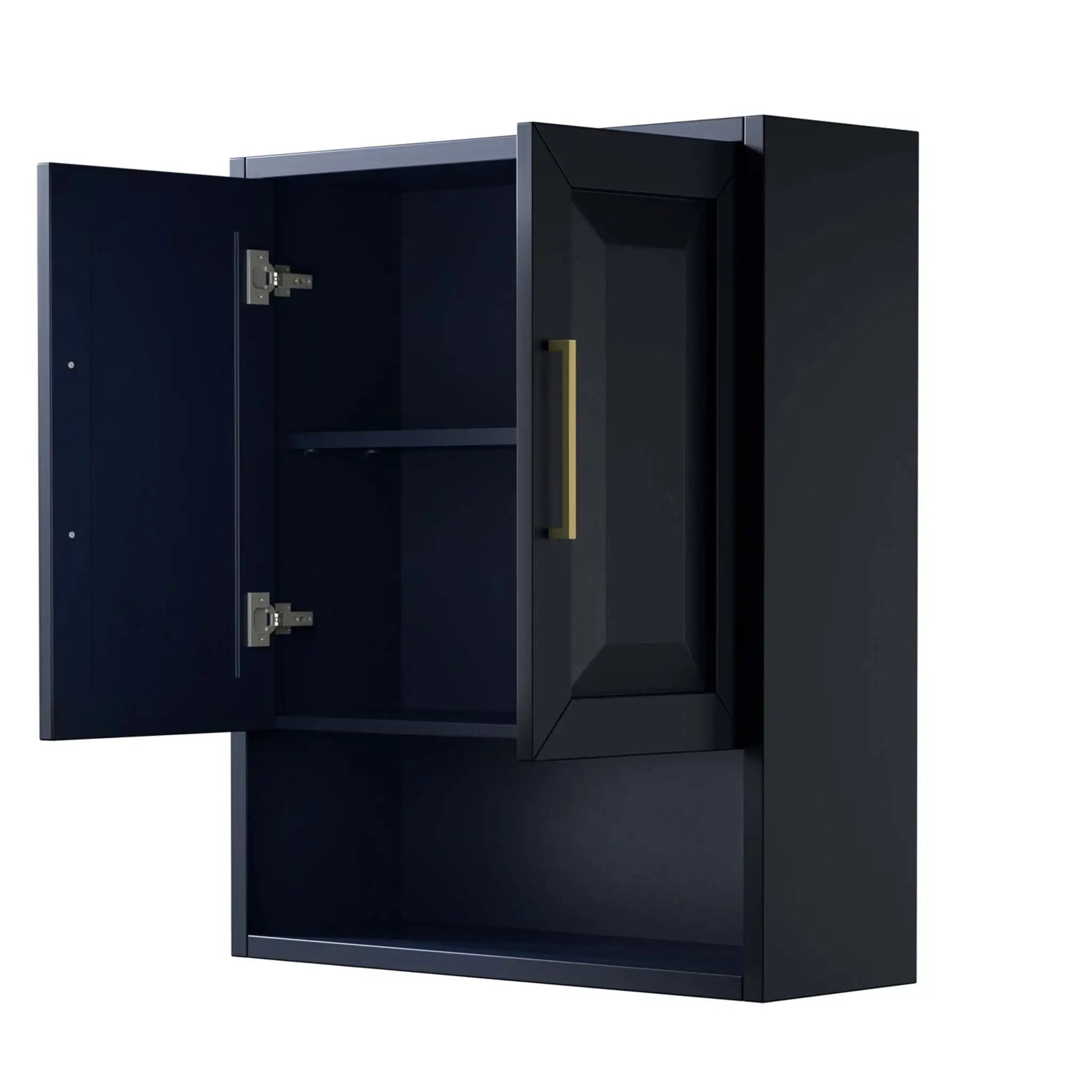 Dark Blue Bathroom Wall Cabinet - Daria by Wyndham (WCV2525WCBL) image 1