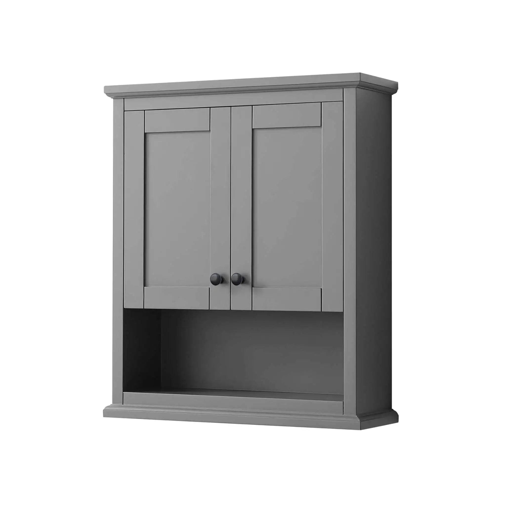 Dark Gray Bathroom Wall Cabinet - Avery by Wyndham (WCV2323WCGB) image
