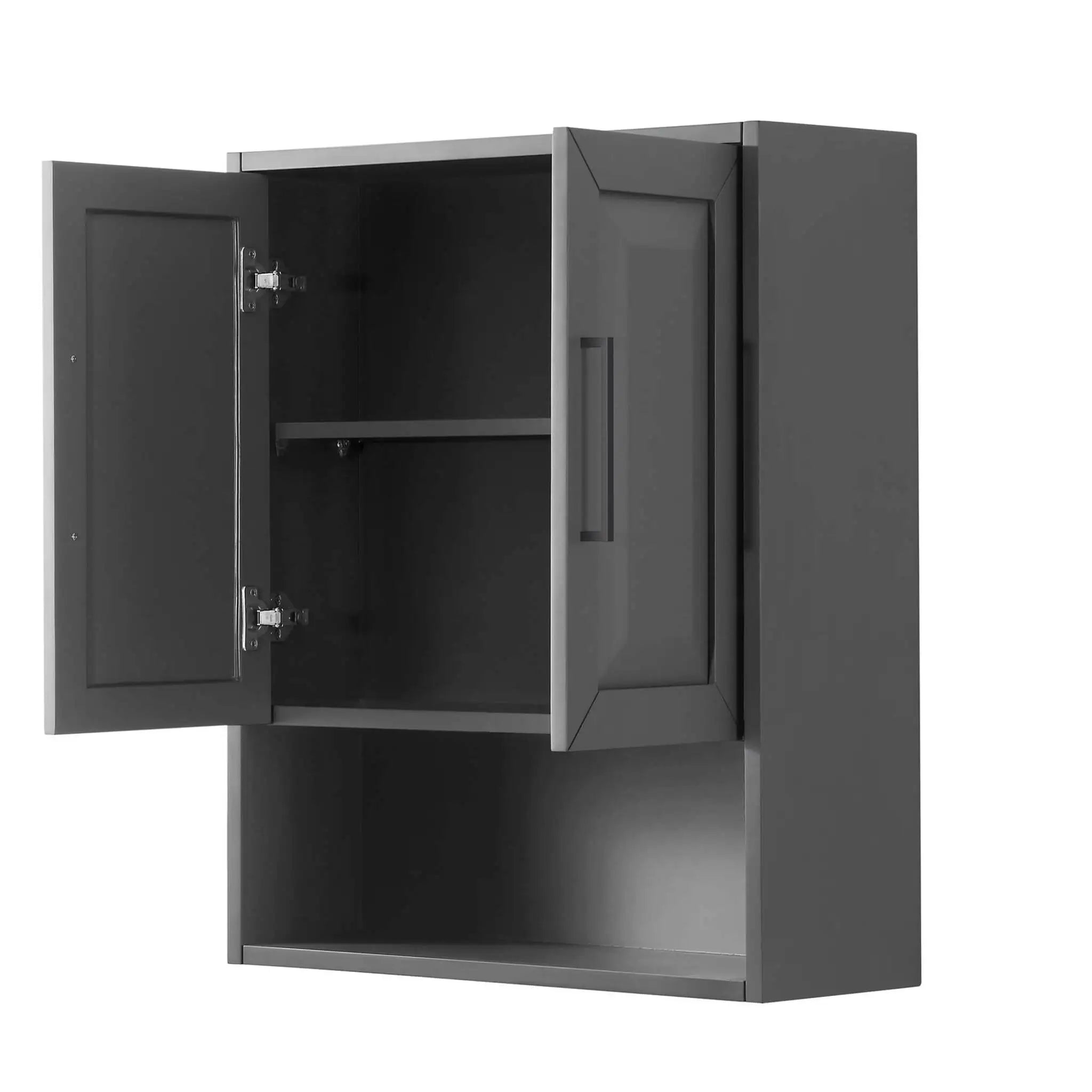 Dark Gray Bathroom Wall Cabinet - Daria by Wyndham (WCV2525WCGB) image 1