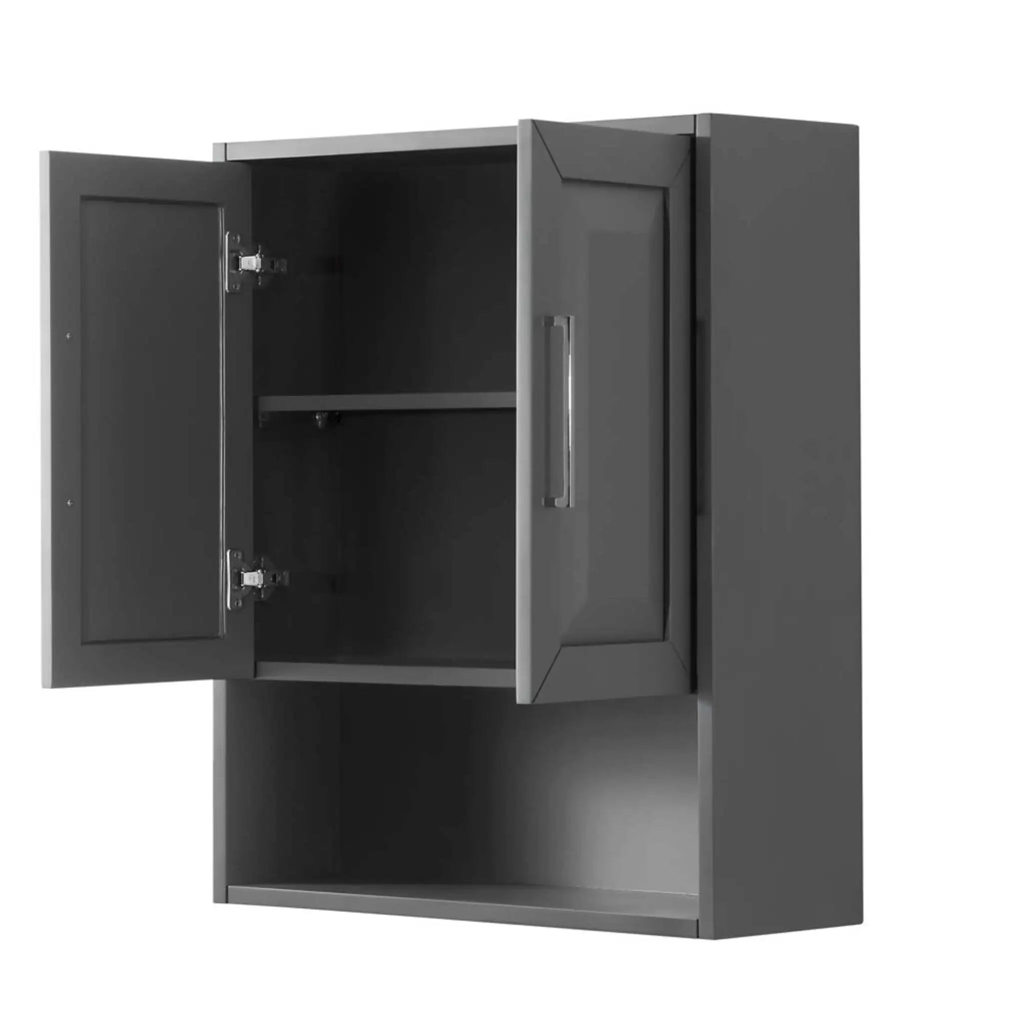 Dark Gray Bathroom Wall Cabinet - Daria by Wyndham (WCV2525WCKG) image 1