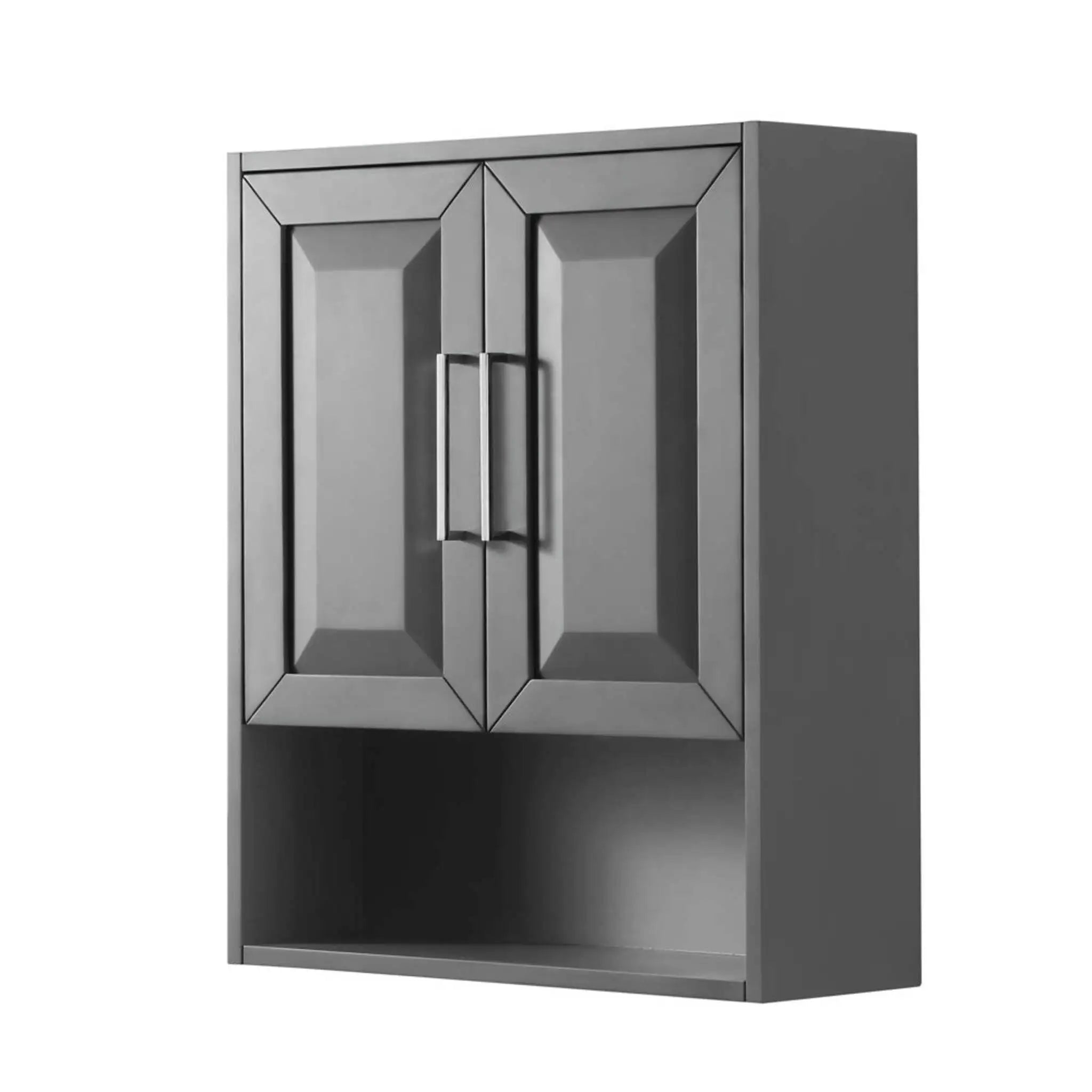 Dark Gray Bathroom Wall Cabinet - Daria by Wyndham (WCV2525WCKG) image