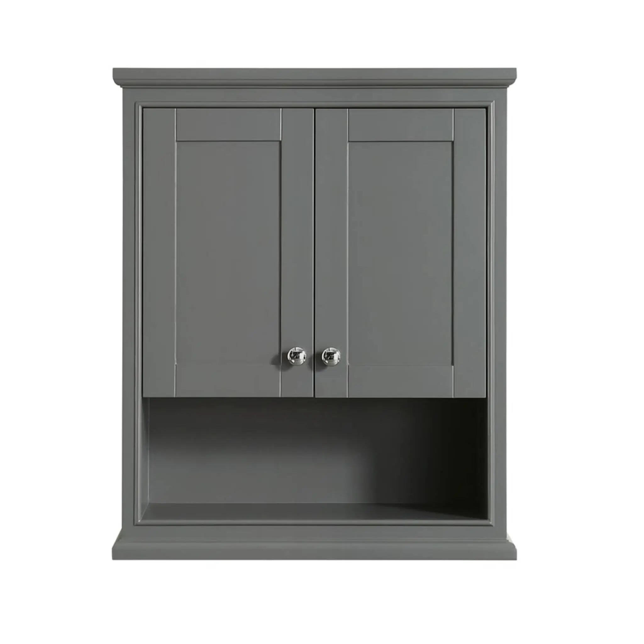 Dark Gray Bathroom Wall Cabinet - Deborah by Wyndham (WCS2020WCDK) image 2