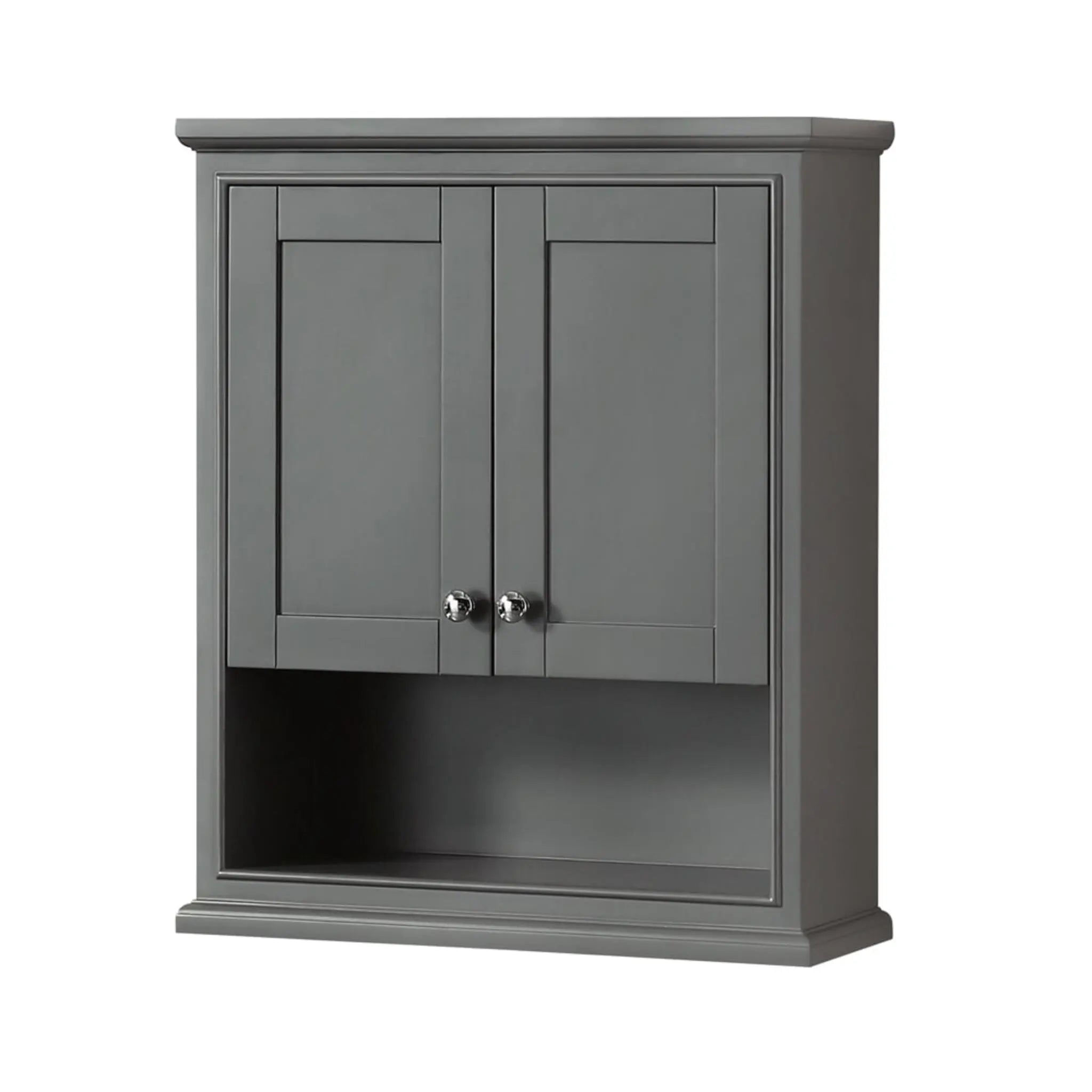Dark Gray Bathroom Wall Cabinet - Deborah by Wyndham (WCS2020WCDK) image