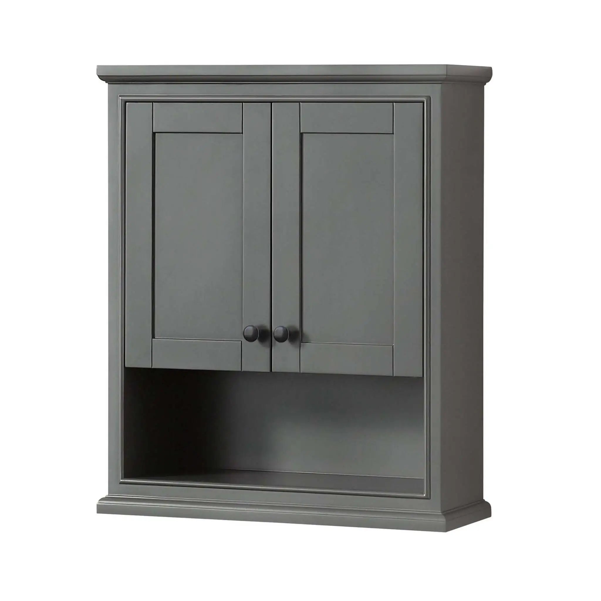 Dark Gray Bathroom Wall Cabinet - Deborah by Wyndham (WCS2020WCGB) image
