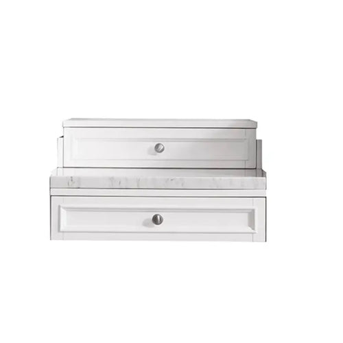 22 Inch De Soto Optional Drawer Unit in Bright White by James Martin Vanities (825-DU22-BW)