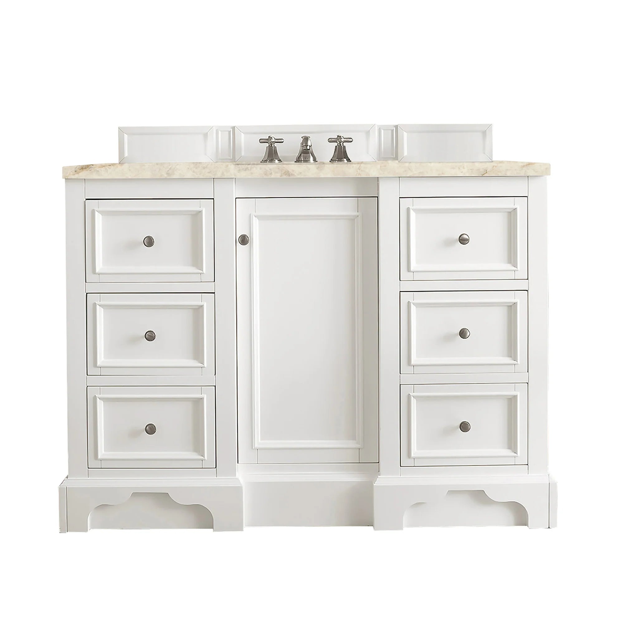 de-soto-48-single-vanity-in-bright-white-by-james-martin-vanities-tajnar-eclos-zero-silica image