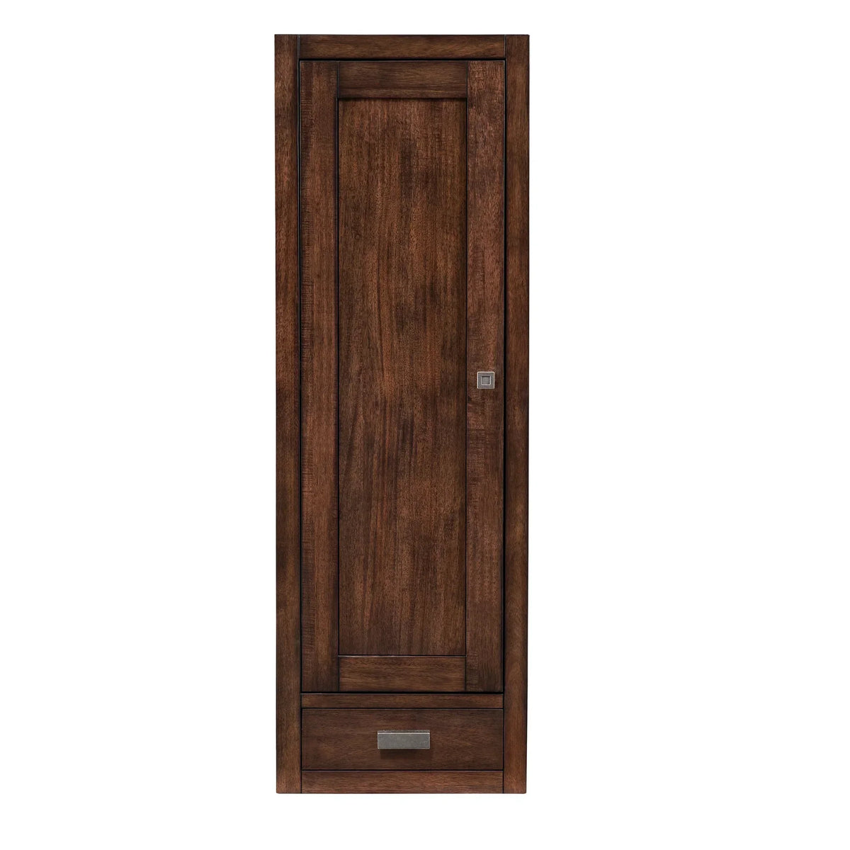 12 Inch Addison D Petite Tower Hutch Left Orientation - Mid - Century Acacia Image 1