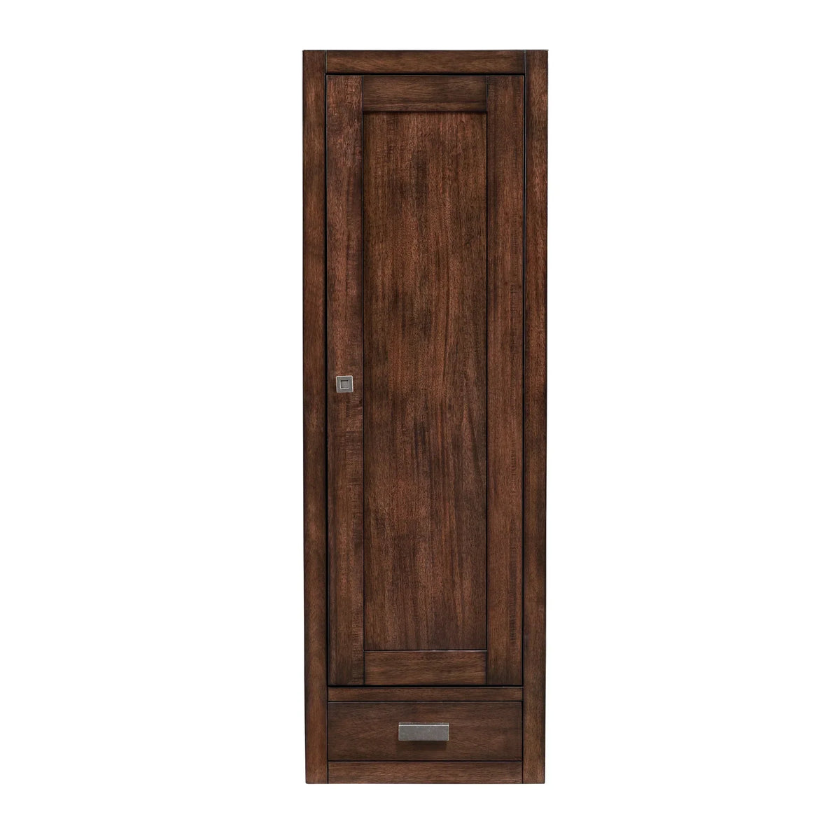 12 Inch Addison D Petite Tower Hutch Right Orientation - Mid - Century Acacia Image 1