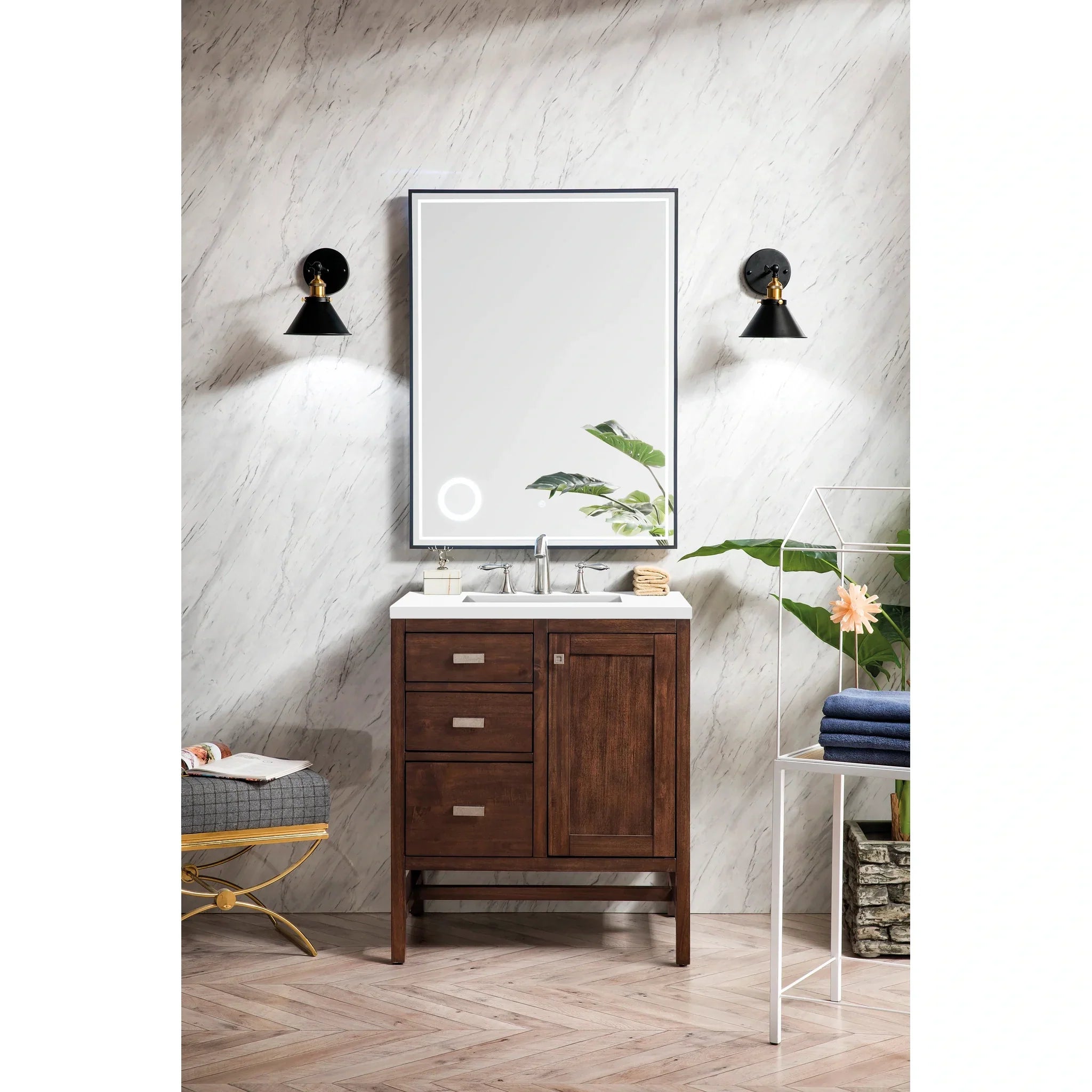 james-martin-e444-v30-mca-3wz-white-zeus-silestone-top-8-widespread image 1