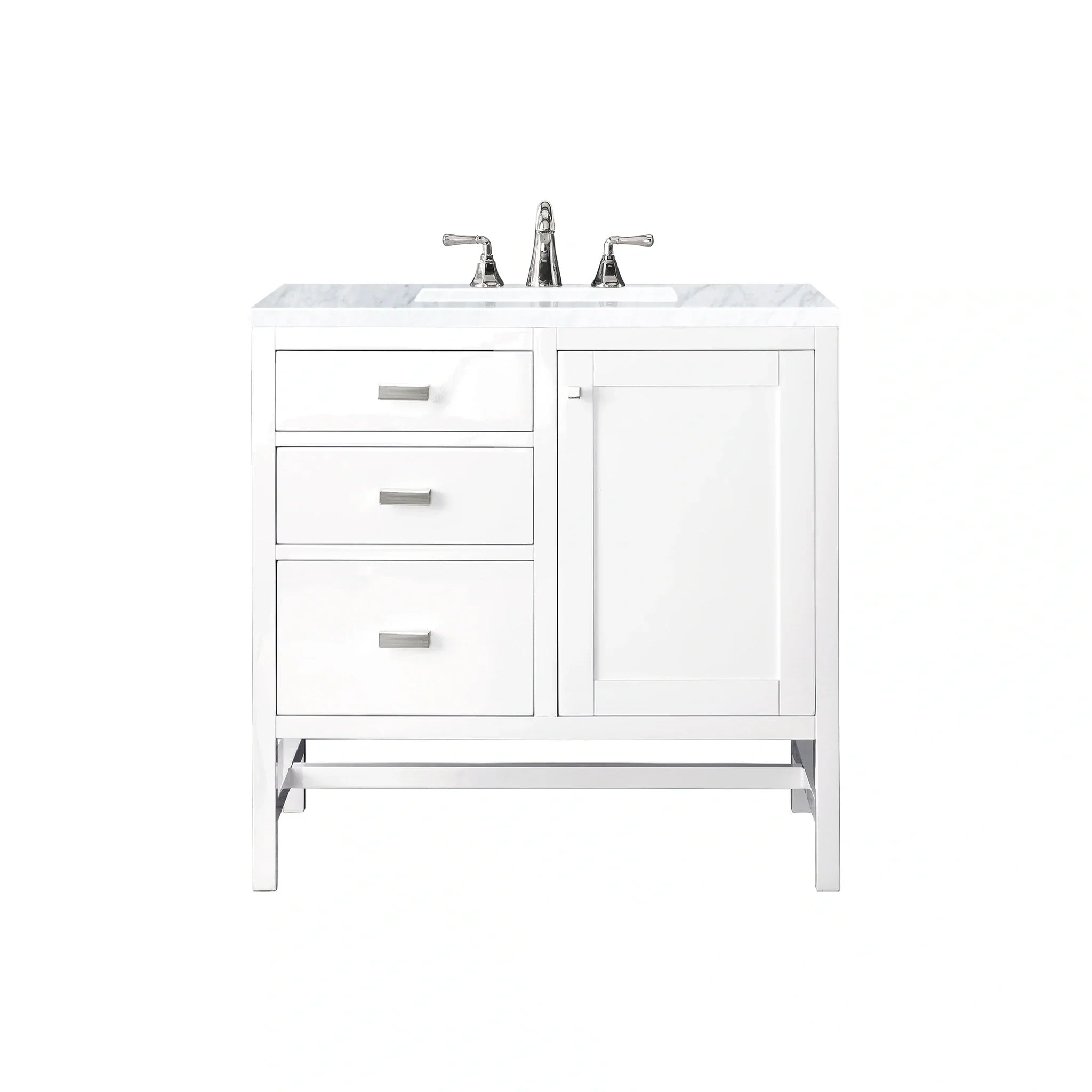 james-martin-e444-v36-gw-3car-carrara-white-top-8-widespread image