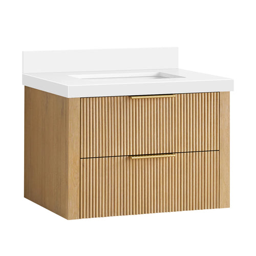30-inch Umberlyn Single Bathroom Vanity in Washed Ash Grey by Vellora