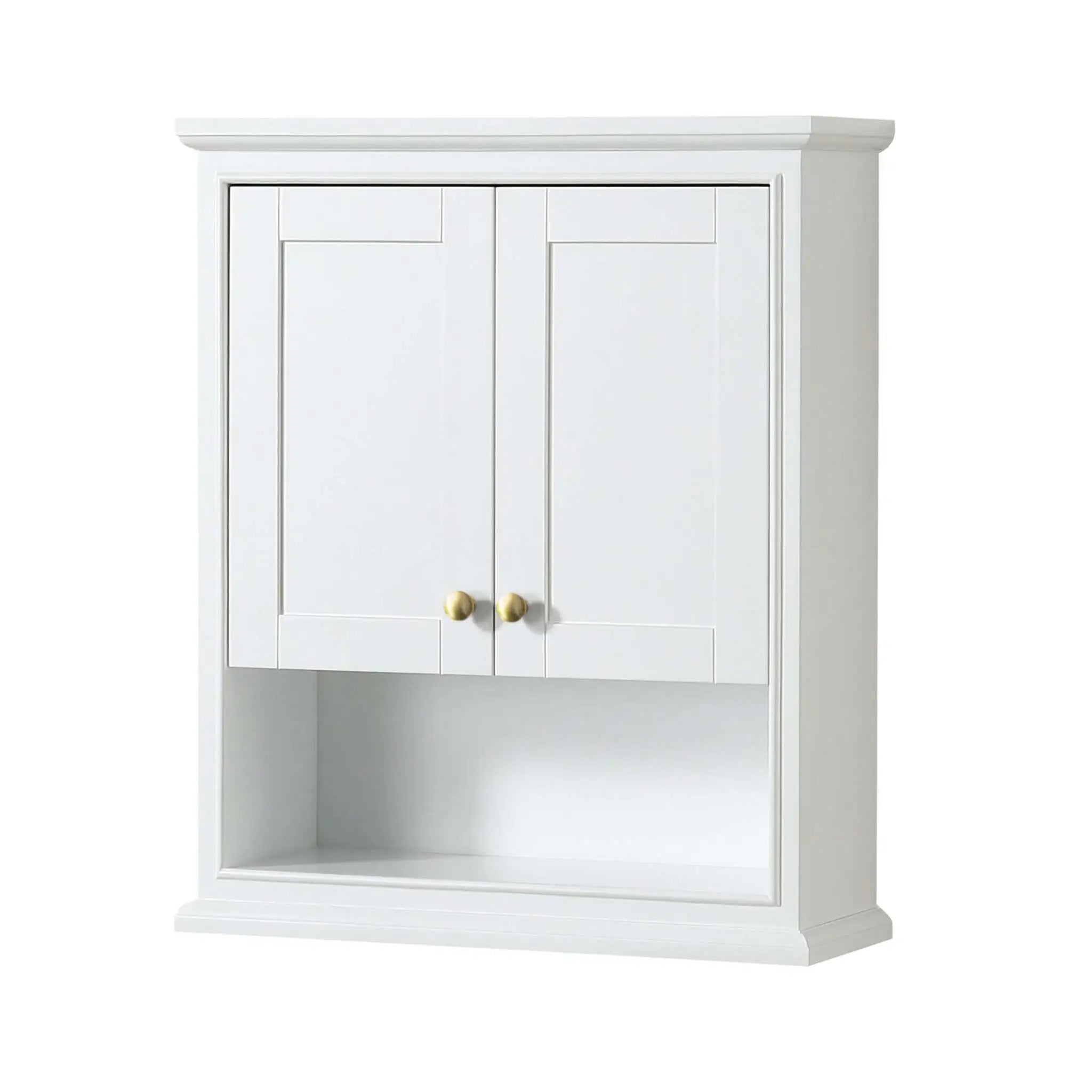 White Bathroom Wall Cabinet - Deborah by Wyndham (WCS2020WCWG) image
