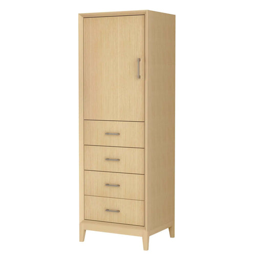 White Oak Bathroom Linen Tower Cabinet - Janna by Wyndham (WCH7575LTHO)