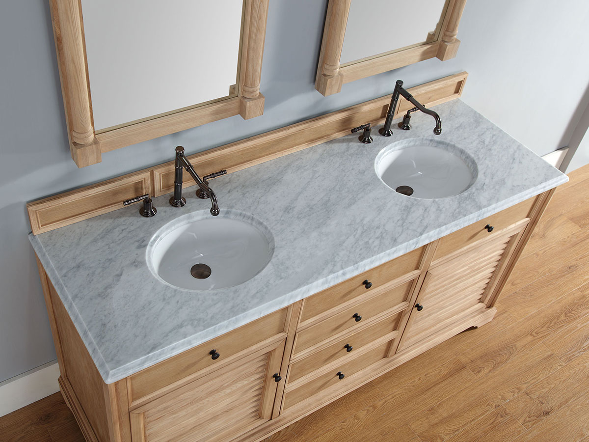 Natural Oak Bathroom Vanity 44708