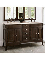 60" Verona Double Sink Vanity