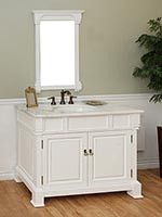 42" Helena Single Bath Vanity - White