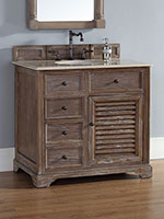 36" Prata Single Bath Vanity - Driftwood