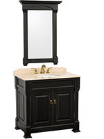 36" Andover Single Bath Vanity - Black