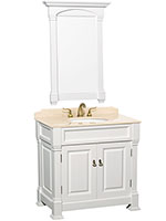 36" Andover Single Bath Vanity - White