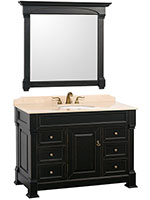 48" Andover Single Bath Vanity - Black