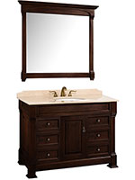 48" Andover Single Bath Vanity - Dark Cherry